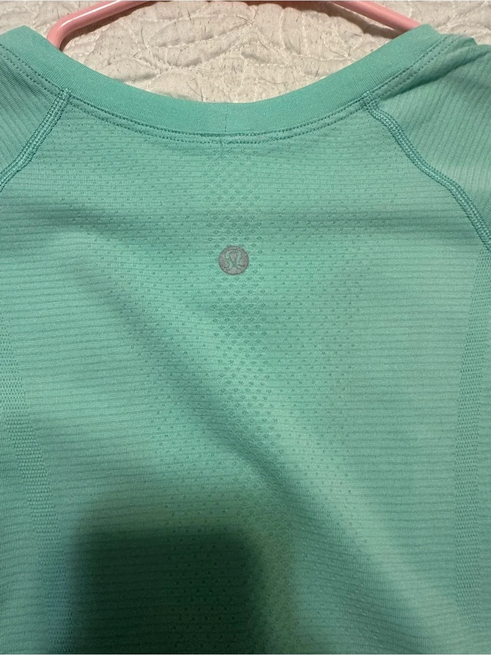 lululemon athletica Swiftly Short Sleeve 2.0 Waist Length in Mint Green